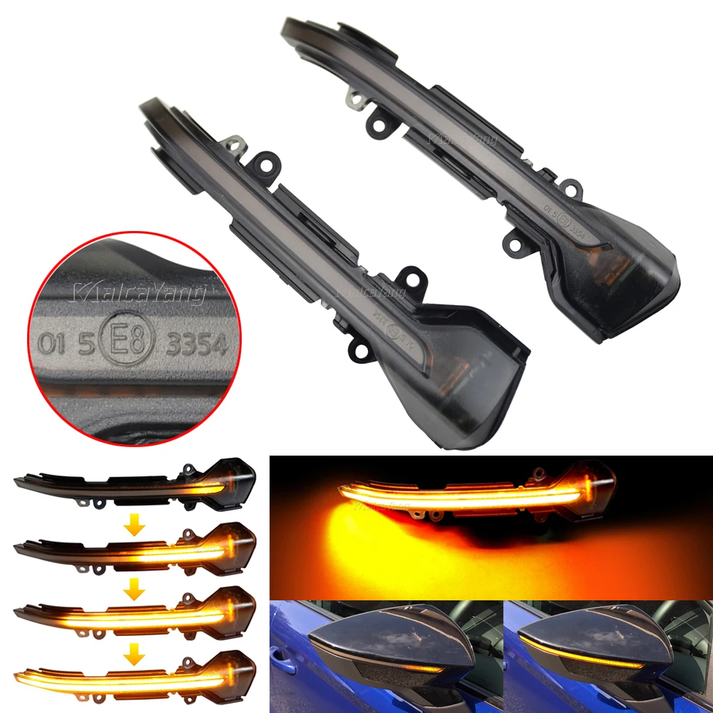 Mirror Light Dynamic Blinker Turn Signal Lamp LED For Seat Leon III Mk3 5F ST FR Cupra Arona KJ7 2013 2014 2015 2017 2018 2019
Mirror Light Dynamic Blinker Turn Signal Lamp LED For Seat Leon III Mk3 5F ST FR Cupra Arona KJ7 2013 2014 2015 2017 2018 2019
