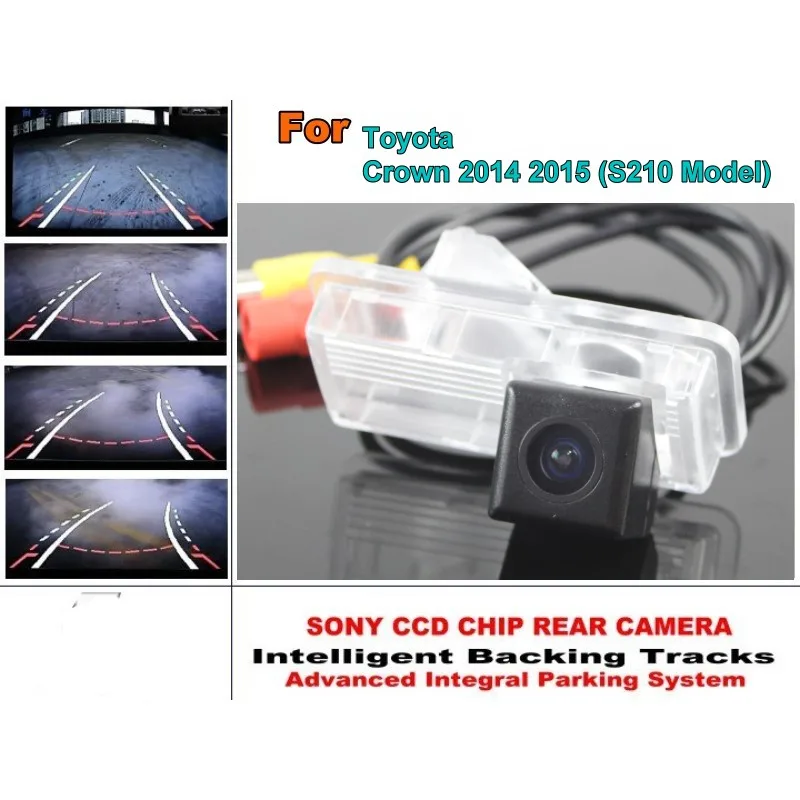 

For TOYOTA Crown S210 2014 2015 Intelligent Dynamic CCD Tracks Rear View Reverse Backup Trajectory Camera Night Vision