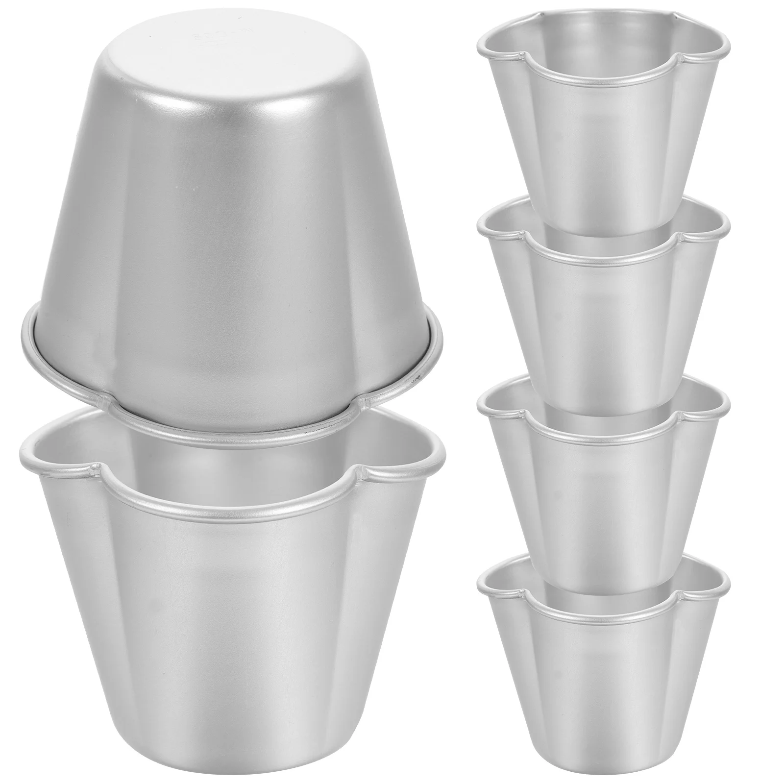 6 Pcs Pudding Mold Metal Baking Multi-use Muffin Cups House Cake Cupcake Pans Cakesicles Molds Caramel
6 Pcs Pudding Mold Metal Baking Multi-use Muffin Cups House Cake Cupcake Pans Cakesicles Molds Caramel