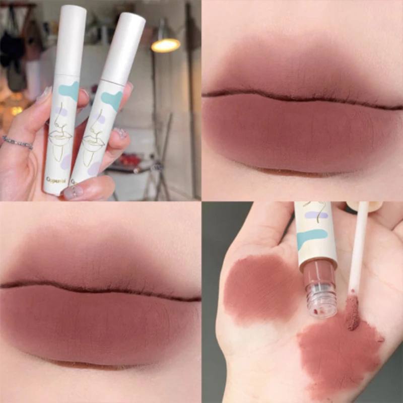 Waterproof Velvet Liquid Lipsticks 6 Colors Non-stick Cup Sexy Matte Lip Gloss Tint Long Lasting Lip Glaze Makeup Cosmetic
Waterproof Velvet Liquid Lipsticks 6 Colors Non-stick Cup Sexy Matte Lip Gloss Tint Long Lasting Lip Glaze Makeup Cosmetic