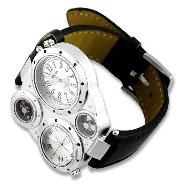 Black Leather Band Men's Wrist Watches Unique Military Multi-dial Time Compass Thermomete WristWatch Watch Man Sport Watch
Black Leather Band Men's Wrist Watches Unique Military Multi-dial Time Compass Thermomete WristWatch Watch Man Sport Watch