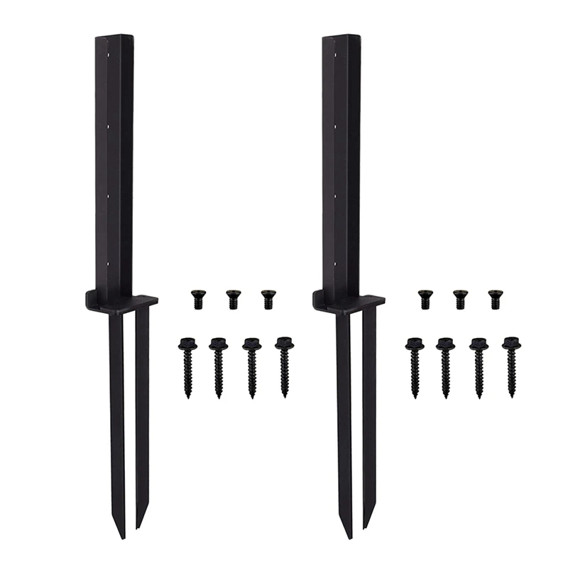 2PCS Fence Post Anchor Kit Heavy Duty Steel Fence Post Repair Stakes Fence Post Anchor Ground Spike For Repairing
2PCS Fence Post Anchor Kit Heavy Duty Steel Fence Post Repair Stakes Fence Post Anchor Ground Spike For Repairing
