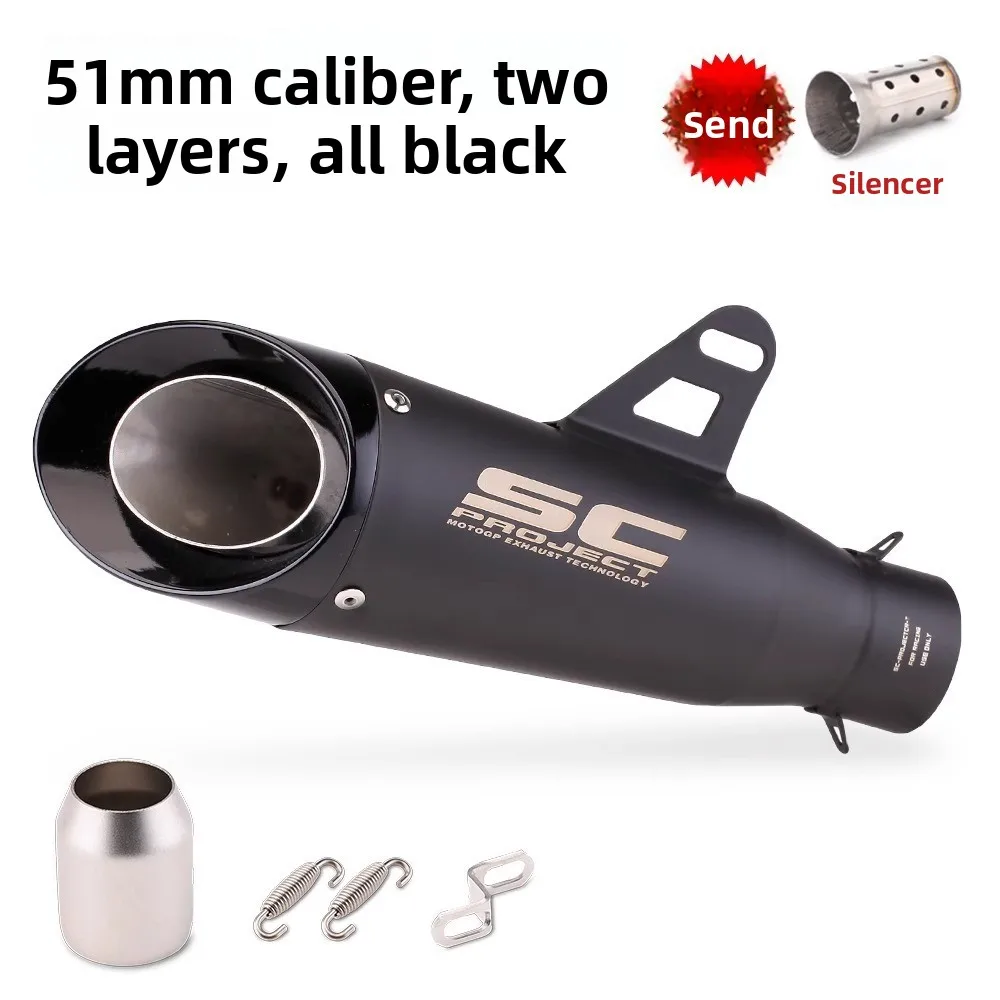 51/60 мм Universelle S-c двухслойная трехслойная выхлопная труба мотоцикла db Killer выхлопная труба мотоцикла глушитель из углеродного волокна
51/60 мм Universelle S-c двухслойная трехслойная выхлопная труба мотоцикла db Killer выхлопная труба мотоцикла глушитель из углеродного волокна
