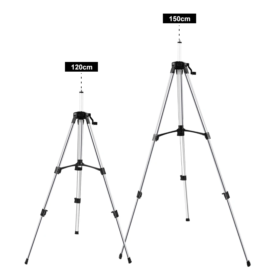 

T50 1.2M/1.5M/3M Laser Level Tripod Adjustable Height Thicken Aluminum Tripod Stand For Self leveling Tripod