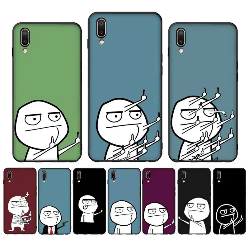 Funny Man Middle Finger Phone Case for Vivo Y91C Y11 17 19 17 67 81 Oppo A9 2020 Realme c3
Funny Man Middle Finger Phone Case for Vivo Y91C Y11 17 19 17 67 81 Oppo A9 2020 Realme c3