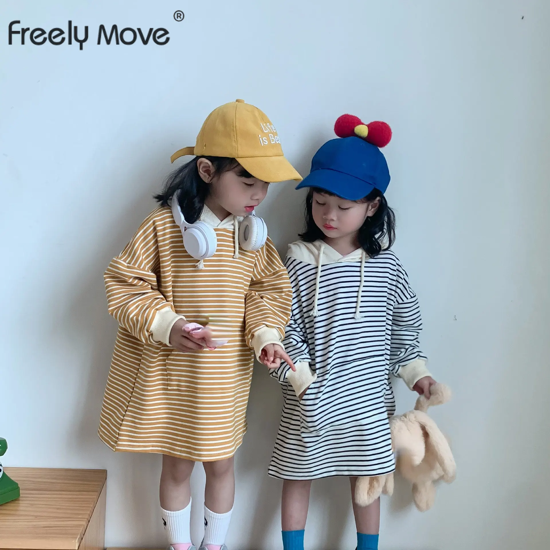 Girl Newborn Baby Dress Spring Summer Toddler Kids Striped Hooded Long Sleeve Round Neck Dresses Children's Costumes
Girl Newborn Baby Dress Spring Summer Toddler Kids Striped Hooded Long Sleeve Round Neck Dresses Children's Costumes