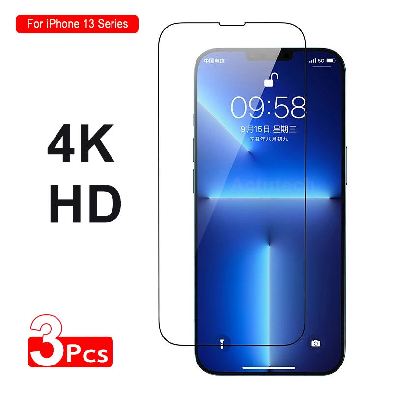 3Pcs Tempered Glass For iPhone 13 Pro Max Full Cover Screen Protector Films For IPhone 13Mini Black Edge Screen Tempered Film
3Pcs Tempered Glass For iPhone 13 Pro Max Full Cover Screen Protector Films For IPhone 13Mini Black Edge Screen Tempered Film