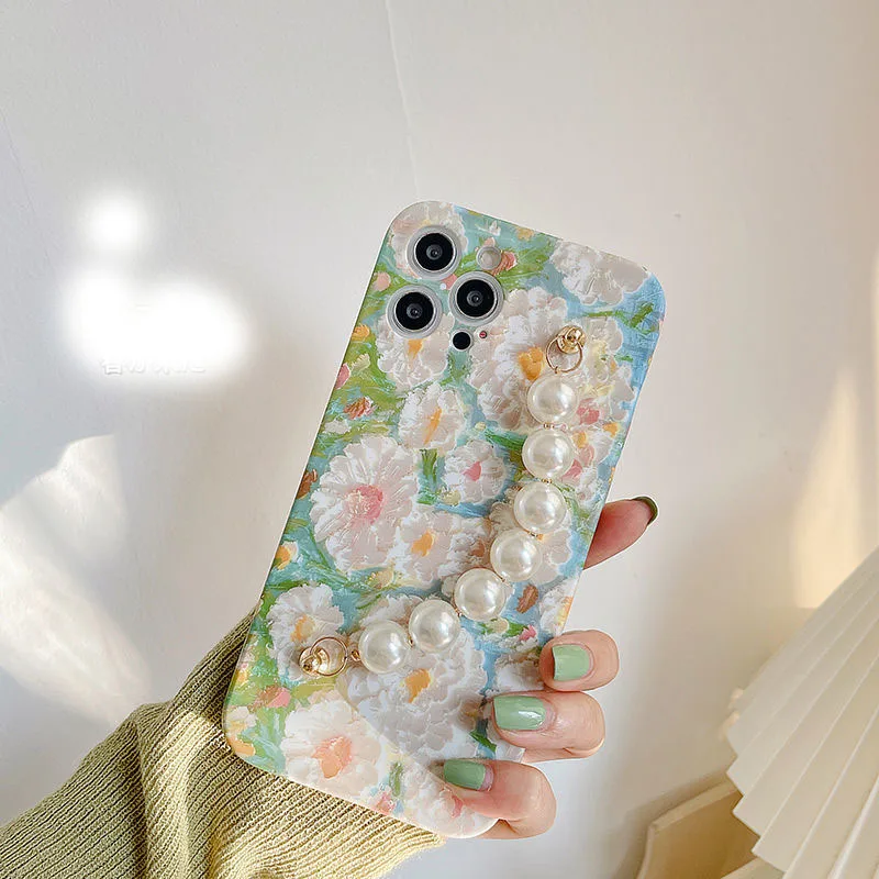 White Daisy Pearl Bracelet Silicone Fashion Soft Phone Case For iPhone7 8 Plus X XR XS 11 12 13 Pro Max
White Daisy Pearl Bracelet Silicone Fashion Soft Phone Case For iPhone7 8 Plus X XR XS 11 12 13 Pro Max
