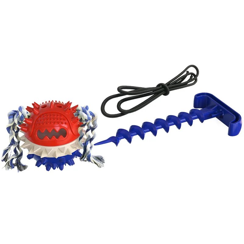 Outdoor Elastic Rope Dog Toys Interactive Food Leaking Toys Clean Teeth Molar squeaky Pet Toys
Outdoor Elastic Rope Dog Toys Interactive Food Leaking Toys Clean Teeth Molar squeaky Pet Toys