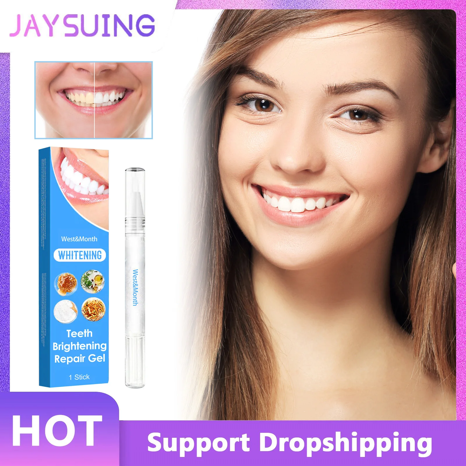 Tooth Cleansing Pen Instant Brighten Teeth Remove Plaque Stains Bleaching Brightening Oral Hygiene Care Teeth Whitening Gel 1pcs
Tooth Cleansing Pen Instant Brighten Teeth Remove Plaque Stains Bleaching Brightening Oral Hygiene Care Teeth Whitening Gel 1pcs