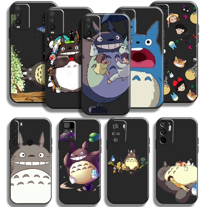 

Anime Cute Cartoon Totoro Phone Case For Xiaomi Redmi Note 11 11S 11T 10 10S 9 9S Pro 5G Redmi 10 9 9A 9T 9C Carcasa TPU Back