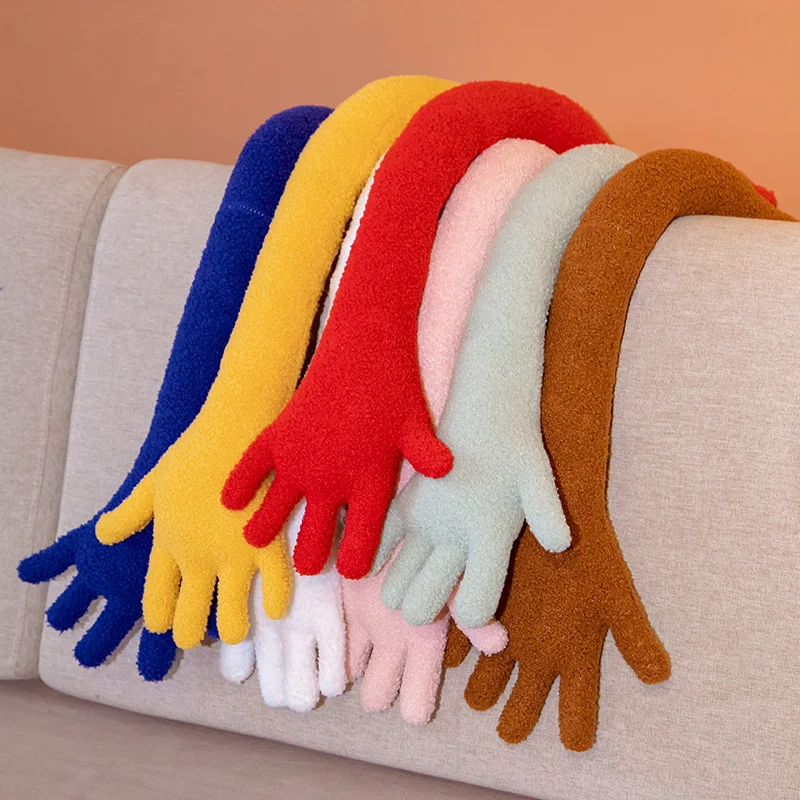 80/160CM Interesting Palm Plush Toys Creative Colorful Palms Teddy Velvet Pillow Simulation Finger for Home Decor Cushion
80/160CM Interesting Palm Plush Toys Creative Colorful Palms Teddy Velvet Pillow Simulation Finger for Home Decor Cushion