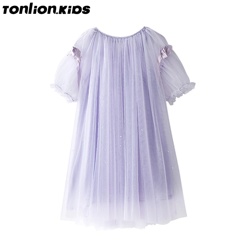 TON LION KIDS Summer Girls Fashion Dress Casual Solid Color Elegant Birthday Knitted Clothing for 5-12 Years Old
TON LION KIDS Summer Girls Fashion Dress Casual Solid Color Elegant Birthday Knitted Clothing for 5-12 Years Old