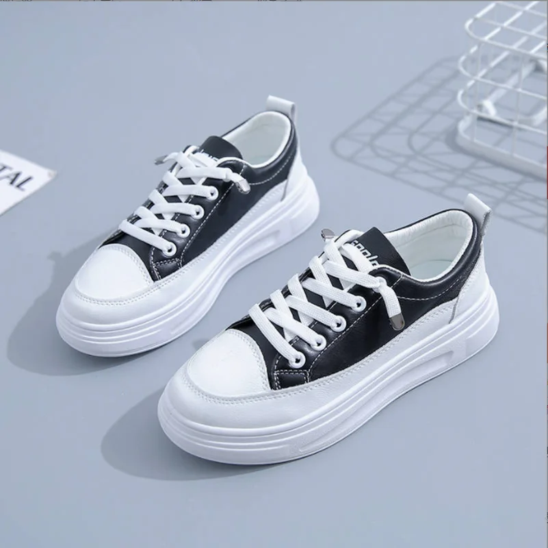 2022 NEW Casual Sneakers Women Genuine Cow Leather Sewing White Shoes Round Toe Cross-Tied Ladies Concise Flats Handmade
2022 NEW Casual Sneakers Women Genuine Cow Leather Sewing White Shoes Round Toe Cross-Tied Ladies Concise Flats Handmade
