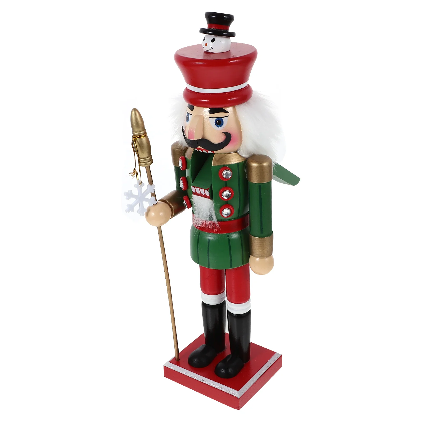 Desktop Wooden Nutcracker Model Christmas Nutcracker Figurine Wood Nutcracker Decor
Desktop Wooden Nutcracker Model Christmas Nutcracker Figurine Wood Nutcracker Decor