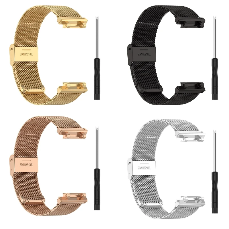 Stainless Steel Mesh Band Compatible for AmazfitT Rex 2 Watch Durable Metal Buckle Strap Replace Wristband Quick Release
Stainless Steel Mesh Band Compatible for AmazfitT Rex 2 Watch Durable Metal Buckle Strap Replace Wristband Quick Release