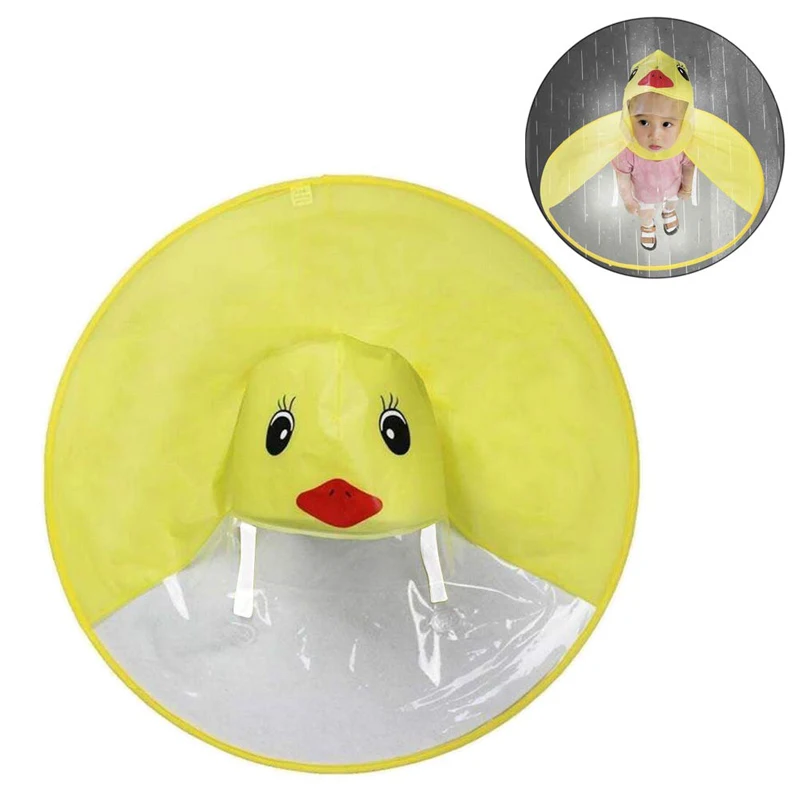 Creative Kids Rain Cover Cute Cartoon Duck UFO Children's Raincoat Boys And Girls Umbrella Hat Windproof Poncho Rain Gear Hot
Creative Kids Rain Cover Cute Cartoon Duck UFO Children's Raincoat Boys And Girls Umbrella Hat Windproof Poncho Rain Gear Hot