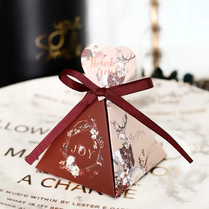 Flamingo Marble unicorn elk style Triangular Pyramid Wedding Favors Candy Box with thank you tags xmas Party Giveaways Gift Box
Flamingo Marble unicorn elk style Triangular Pyramid Wedding Favors Candy Box with thank you tags xmas Party Giveaways Gift Box