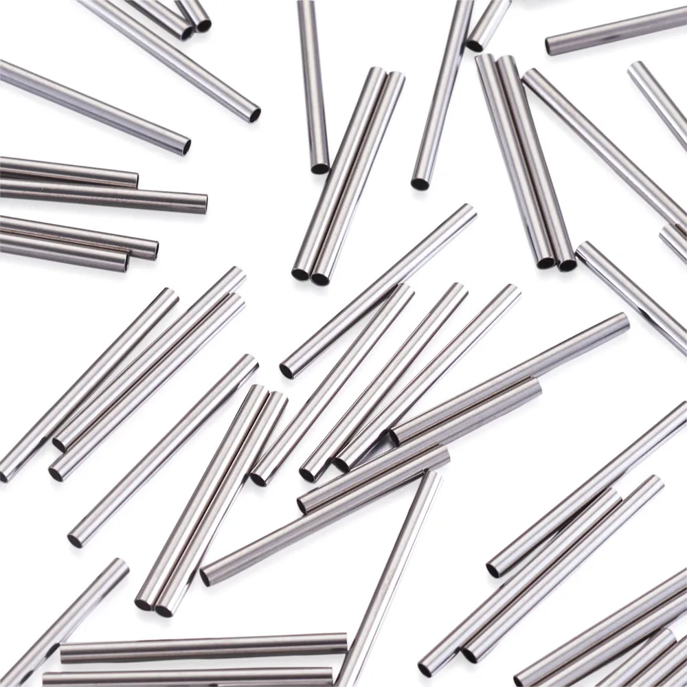 500pcs 304 Stainless Steel Tube Beads Spacer Beads for Jewelry Making DIY Bracelet Necklace Accessories Finding 20x1.5mm
500pcs 304 Stainless Steel Tube Beads Spacer Beads for Jewelry Making DIY Bracelet Necklace Accessories Finding 20x1.5mm