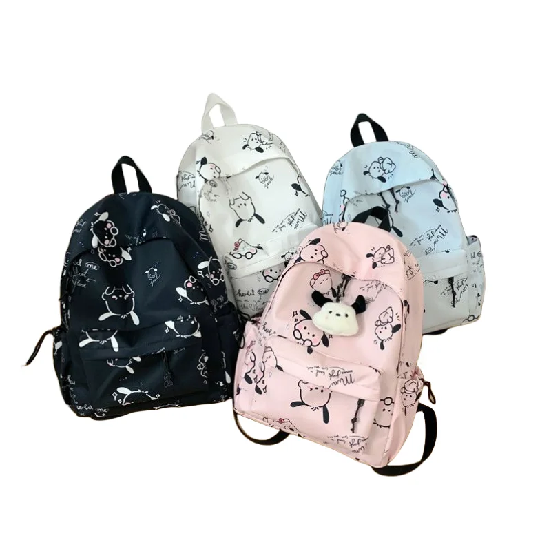 Pochacco anime peripheral cartoon cute school bag soft girl shoulder bag creative kawaii large capacity storage bag holiday gift
Pochacco anime peripheral cartoon cute school bag soft girl shoulder bag creative kawaii large capacity storage bag holiday gift