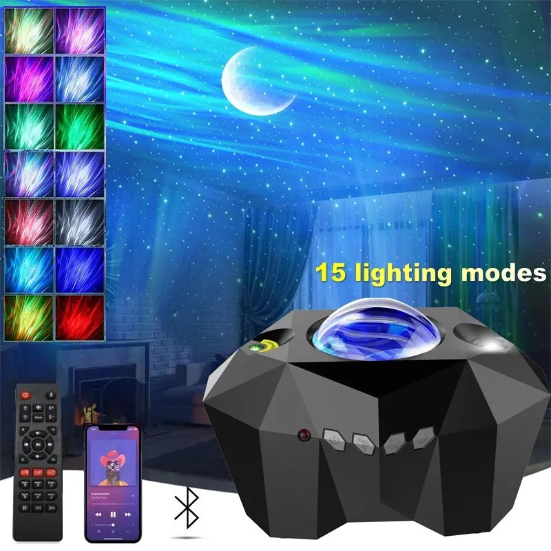 Laser Galaxy Starry Sky Projector Wall Lamps Bluetooth LED Night Light Desk Lamp Atmosphere Projector For Bedroom Beside Lights
Laser Galaxy Starry Sky Projector Wall Lamps Bluetooth LED Night Light Desk Lamp Atmosphere Projector For Bedroom Beside Lights