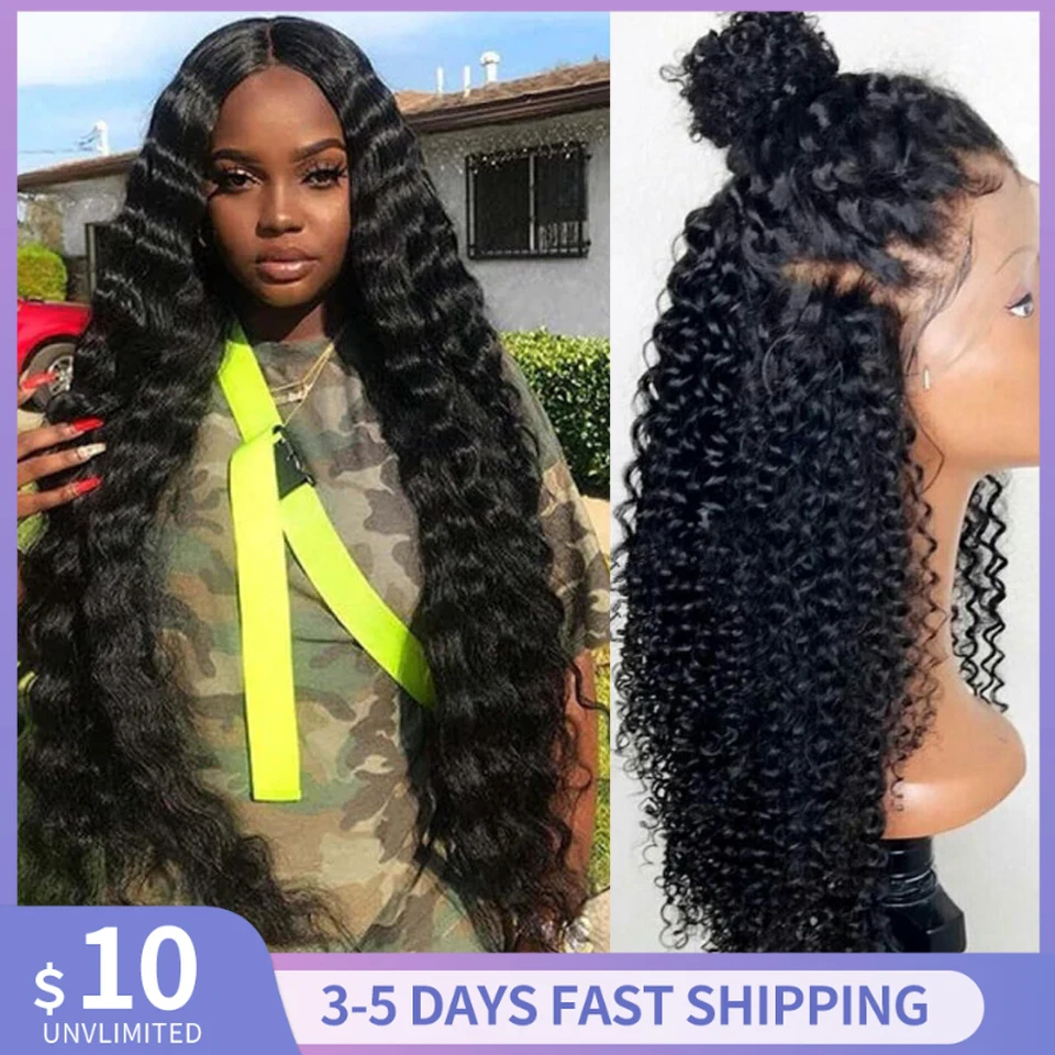 Crissel Curly Human Hair Wigs Brazilian Deep Wave Wig Preplucked With Baby Hair Remy For Women 13x1 T Part Lace Wig Human Hair 
Crissel Curly Human Hair Wigs Brazilian Deep Wave Wig Preplucked With Baby Hair Remy For Women 13x1 T Part Lace Wig Human Hair