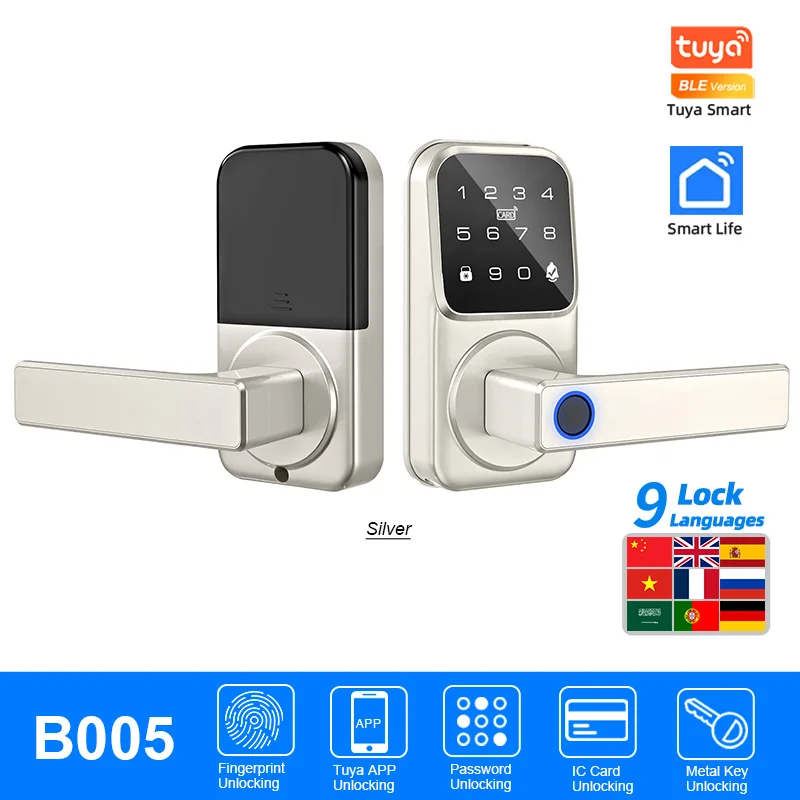 Умный цифровой замок RAYKUBE B005
Умный цифровой замок RAYKUBE B005