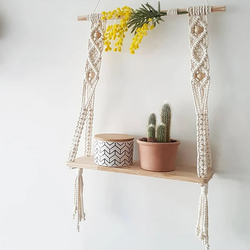 Minimalist Wooden Shelf for Wall Handmade Cotton Tapestry Storage Shelf Ornament Craft Vase Wall Organizer Tray Home Decorations
Minimalist Wooden Shelf for Wall Handmade Cotton Tapestry Storage Shelf Ornament Craft Vase Wall Organizer Tray Home Decorations