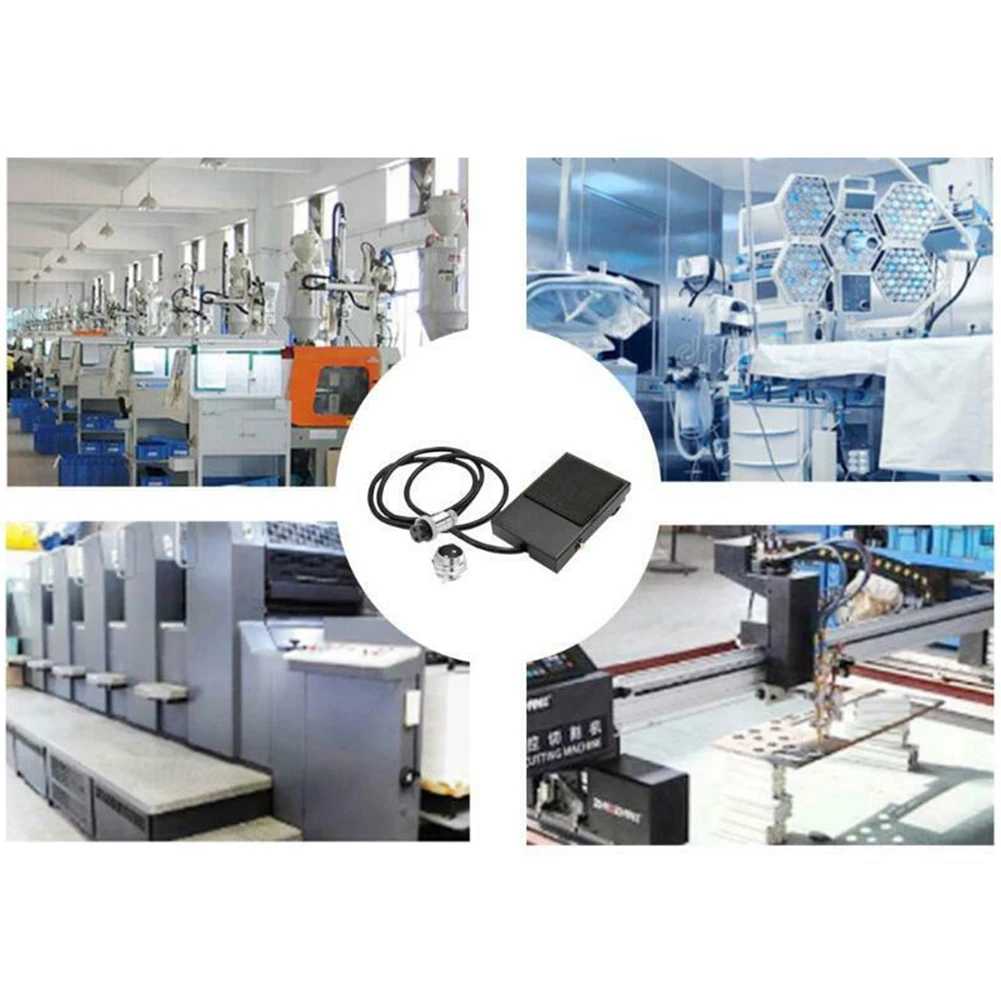 Spot Welded Foot Pedal Welding 1pc Metal TFS-1 TIG 2/3-pin 2m 5A Accessories Anti-skid Control Foot Controller
Spot Welded Foot Pedal Welding 1pc Metal TFS-1 TIG 2/3-pin 2m 5A Accessories Anti-skid Control Foot Controller