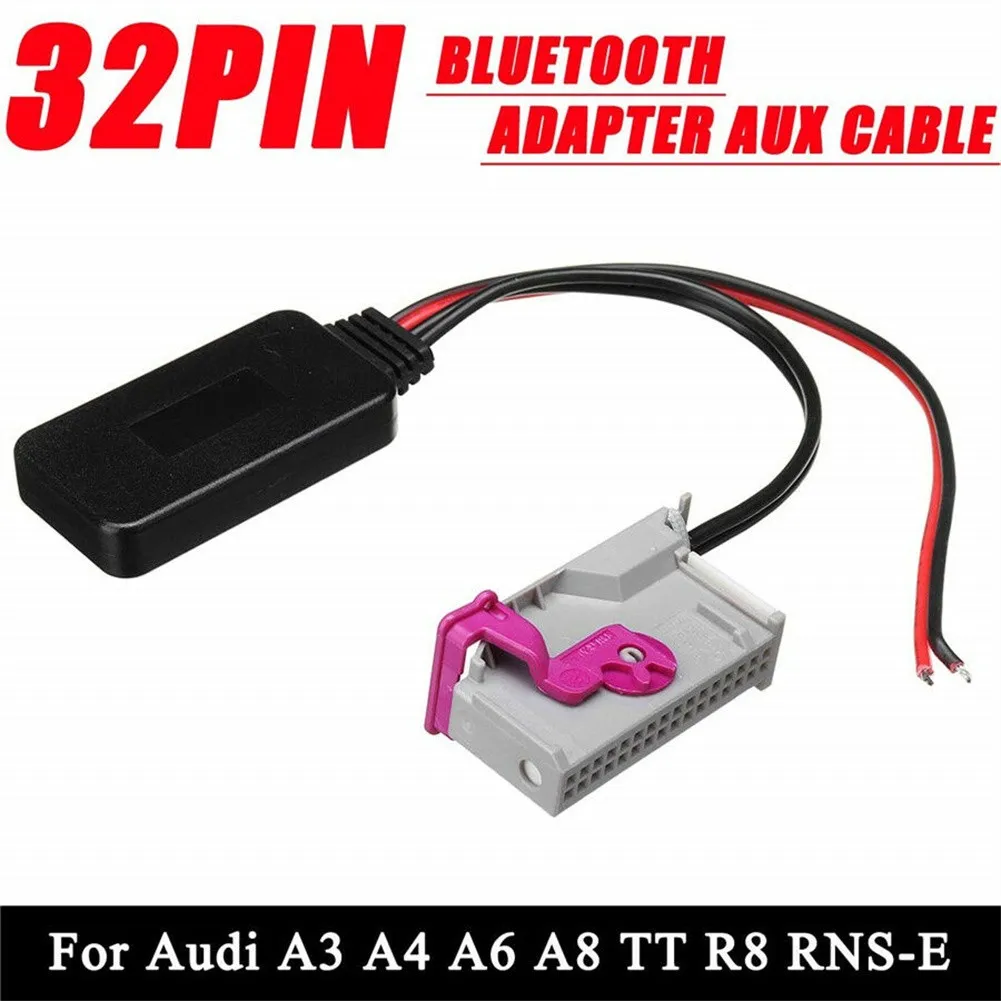 1pc 32Pin AUX Adapter Bluetooth Music MP3 Aux-IN Audio Cable Wireless 12V 17.5cm For A3 A4 A6 A8 TT R8 RNS-E Car Electronics
1pc 32Pin AUX Adapter Bluetooth Music MP3 Aux-IN Audio Cable Wireless 12V 17.5cm For A3 A4 A6 A8 TT R8 RNS-E Car Electronics