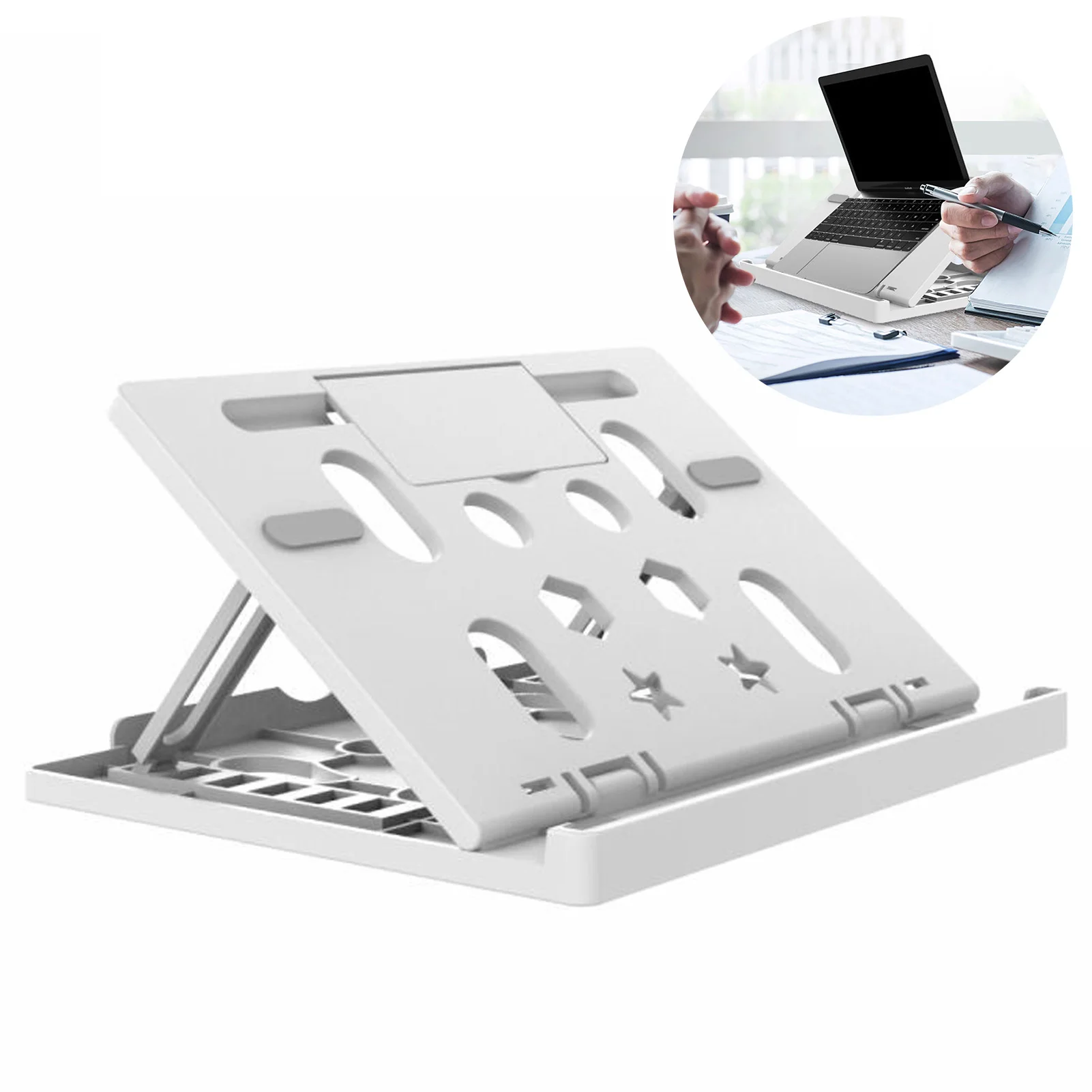 Rotatable Laptop Stand For CLIPARTO Notebook Holder 2 In 1 Laptop Stand Riser Phone 3D Screen Magnifier Tablet Cooling Bracket
Rotatable Laptop Stand For CLIPARTO Notebook Holder 2 In 1 Laptop Stand Riser Phone 3D Screen Magnifier Tablet Cooling Bracket