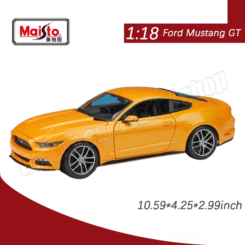 Модель автомобиля Maisto Fords Shelby GT500 GTA Fastback из сплава коллекция украшений для