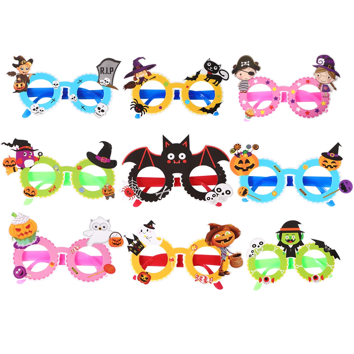 9Pcs Glasses Funny Glasses Props Party Supplies Glasses Frame Eyeglasses for Carnival
9Pcs Glasses Funny Glasses Props Party Supplies Glasses Frame Eyeglasses for Carnival