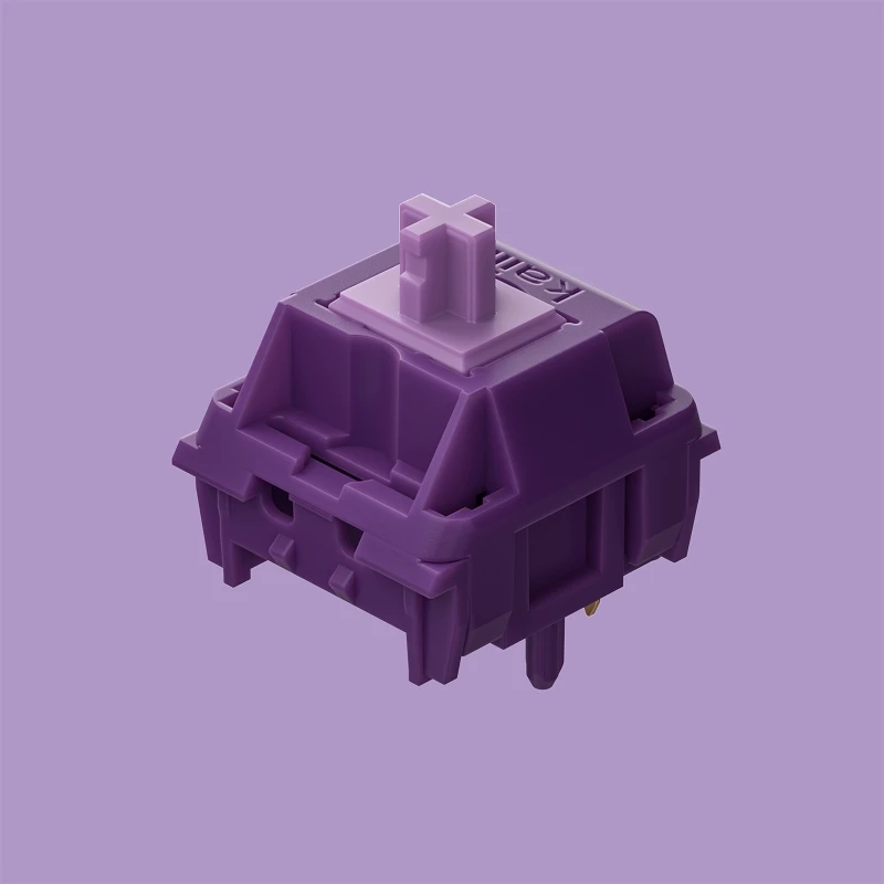 

Kailh Purple Potato Switches DIY Mechanical keyboard Switches Waterproof HP Tactile MX POM Stem 18mm Long Spring