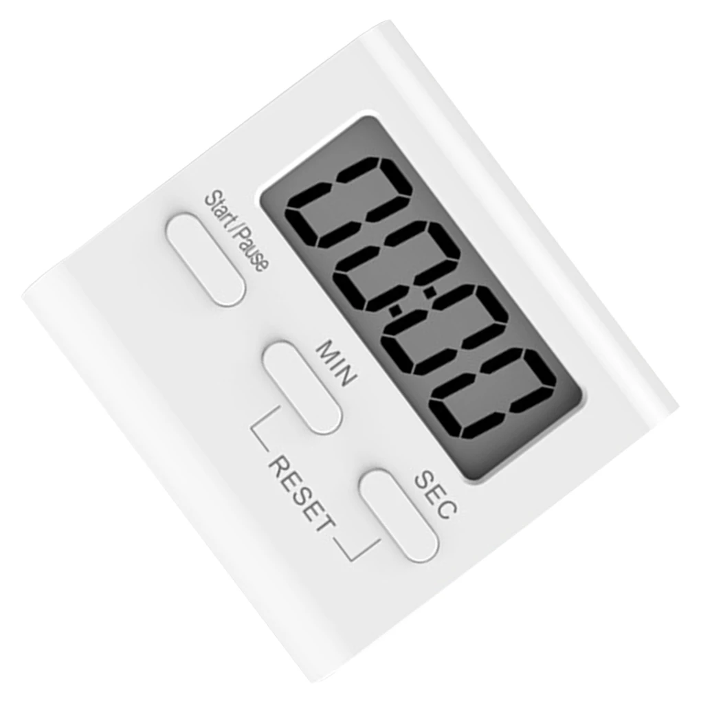 

Digital Timer Cooking BBQ Grilling LCD Countertop Countdown Alarm Clock Battery Operated Gym Workout Timing Gadget