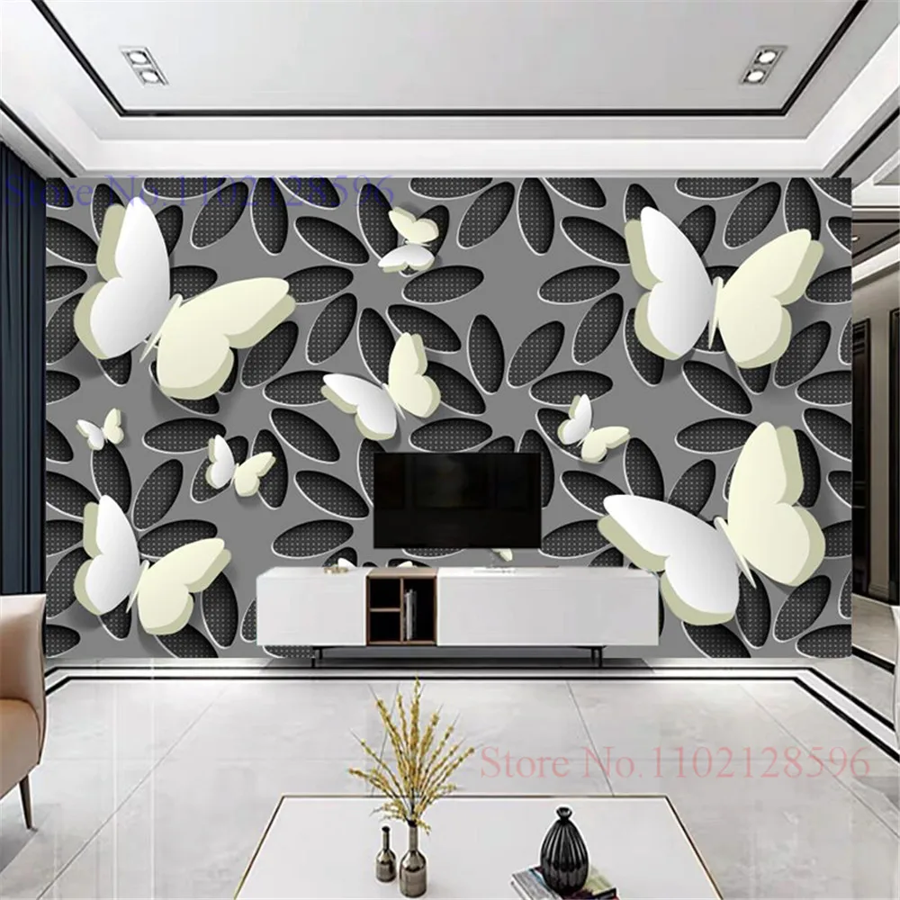 Modern Butterfly 3D Custom Wallpaper Large Wall Mural for Living Room TV Sofa Background Bedroom Home Decor Luxury Wall Poster
Modern Butterfly 3D Custom Wallpaper Large Wall Mural for Living Room TV Sofa Background Bedroom Home Decor Luxury Wall Poster