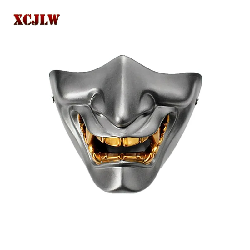 VEVEFHUANG K Game Half Face Airsoft Oni Mask Halloween Cosplay Evil Demon Kabuki Samurai Hannya Prajna Resin
VEVEFHUANG K Game Half Face Airsoft Oni Mask Halloween Cosplay Evil Demon Kabuki Samurai Hannya Prajna Resin