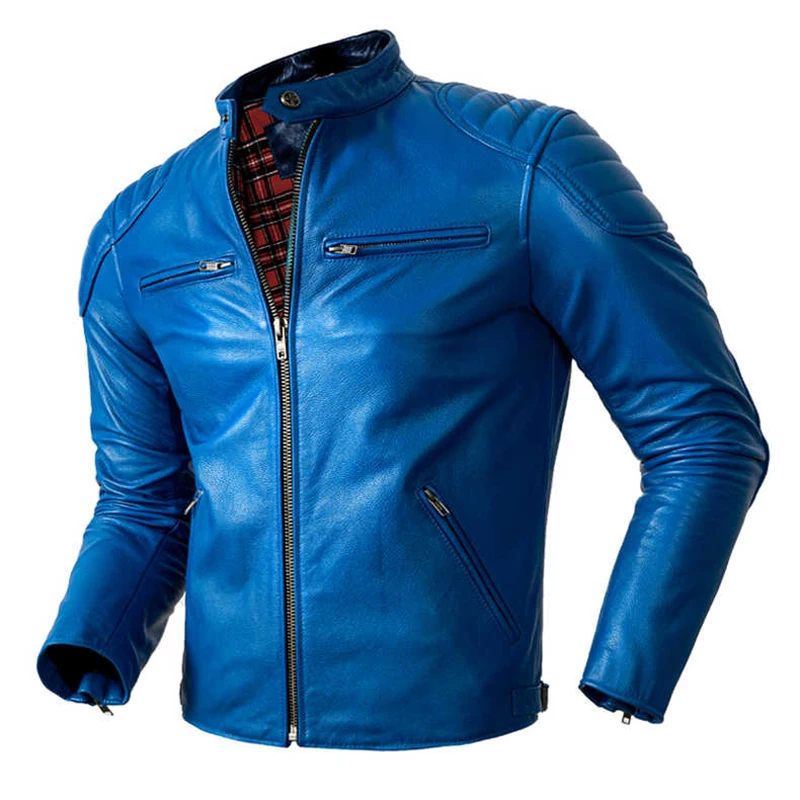 Pure top layer cowhide genuine leather jacket men's motorcycle stand-up collar slim-fit trendy leather jacket short autumn and w
Pure top layer cowhide genuine leather jacket men's motorcycle stand-up collar slim-fit trendy leather jacket short autumn and w