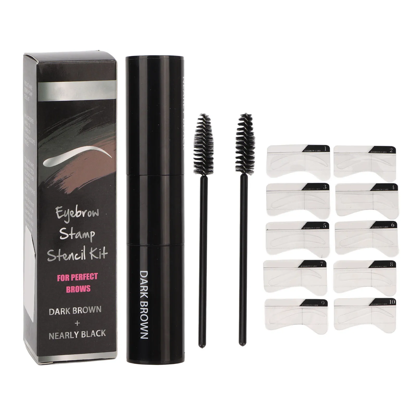 3.6g Eyebrow Print Set 2 Colors Waterproof Sweatproof Brow Shaping Powder and Eyebrow Stencil Kit Brow Shaping Powder Set
3.6g Eyebrow Print Set 2 Colors Waterproof Sweatproof Brow Shaping Powder and Eyebrow Stencil Kit Brow Shaping Powder Set