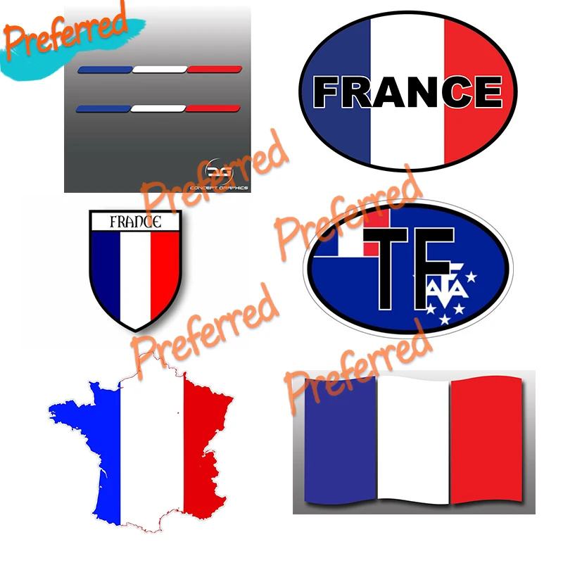 

Французский флаг полосы французский Европейский автомобиль приборная панель окно бампер виниловая наклейка стикер Гонки багажник мотоцик...