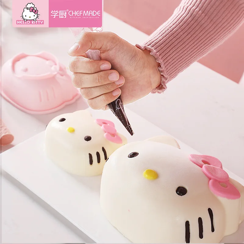 Kawaii Hellow Kitty Sanrio Plush Cartoon Cute Donut Mousse Cake Mold Silicone Chiffon Baking Mold Anime Toys for Girls Gift
Kawaii Hellow Kitty Sanrio Plush Cartoon Cute Donut Mousse Cake Mold Silicone Chiffon Baking Mold Anime Toys for Girls Gift
