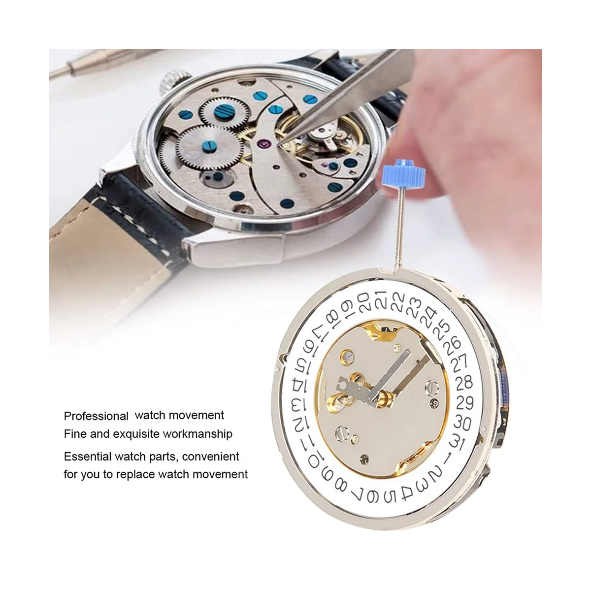 5040D Movement Watch Accessories 5040D Gold Movement with Calendar Dial High-Precision Quartz Watch Mechanical Movement
5040D Movement Watch Accessories 5040D Gold Movement with Calendar Dial High-Precision Quartz Watch Mechanical Movement