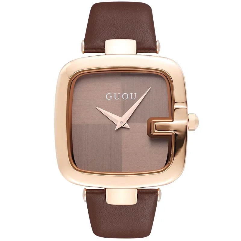 GUOU GUO Women's Watch 2023 New Leisure Simple Personality Style Women's Watch Gold Frame Square Belt Watch Women
GUOU GUO Women's Watch 2023 New Leisure Simple Personality Style Women's Watch Gold Frame Square Belt Watch Women