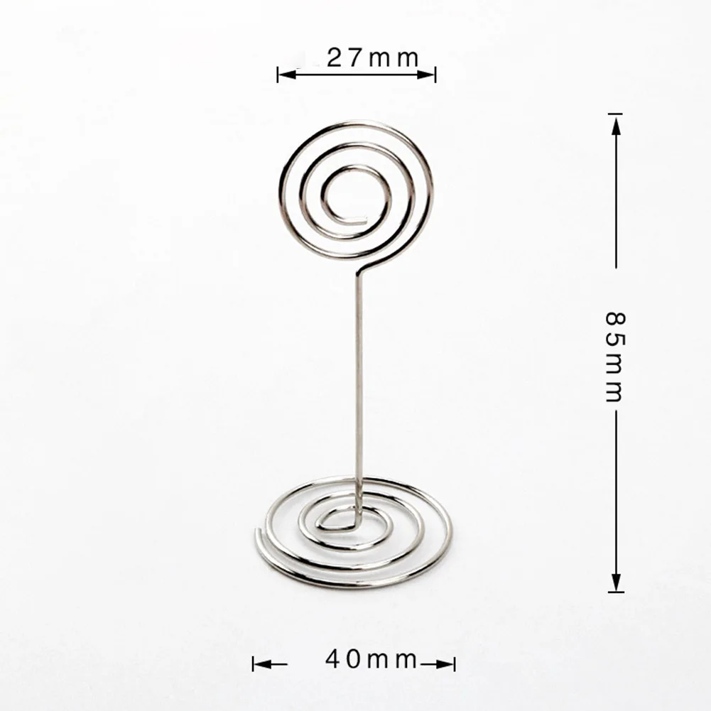 10 Pcs Table Number Stand Name Place Card Holder 1.5*85mm/2.0*220mm Stainless Steel For Wedding Party Decoration Supplies
10 Pcs Table Number Stand Name Place Card Holder 1.5*85mm/2.0*220mm Stainless Steel For Wedding Party Decoration Supplies
