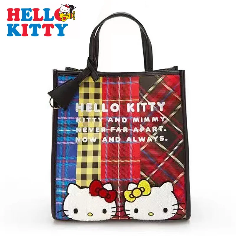 Сумка-тоут Sanrio Hellokitty с мультяшным милым котенком, милая Повседневная вместительная сумочка для девушек, студенток, кошелек с вышивкой для мелочи
Сумка-тоут Sanrio Hellokitty с мультяшным милым котенком, милая Повседневная вместительная сумочка для девушек, студенток, кошелек с вышивкой для мелочи