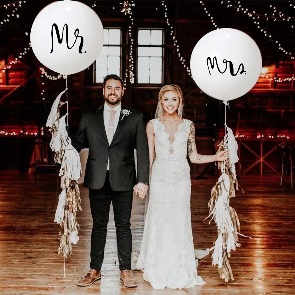 36inch Mr Mrs White Latex Balloons for Wedding Party,Bridal, Bride to be, Engaged Party Air Globos Party Supplies
36inch Mr Mrs White Latex Balloons for Wedding Party,Bridal, Bride to be, Engaged Party Air Globos Party Supplies