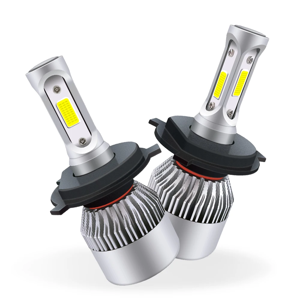 2pcs Universal Car LED Headlight S2 COB Chip 6500K 8000LM Super Bright Far And Near Light H4 DC 9~32V Aluminum White Light
2pcs Universal Car LED Headlight S2 COB Chip 6500K 8000LM Super Bright Far And Near Light H4 DC 9~32V Aluminum White Light