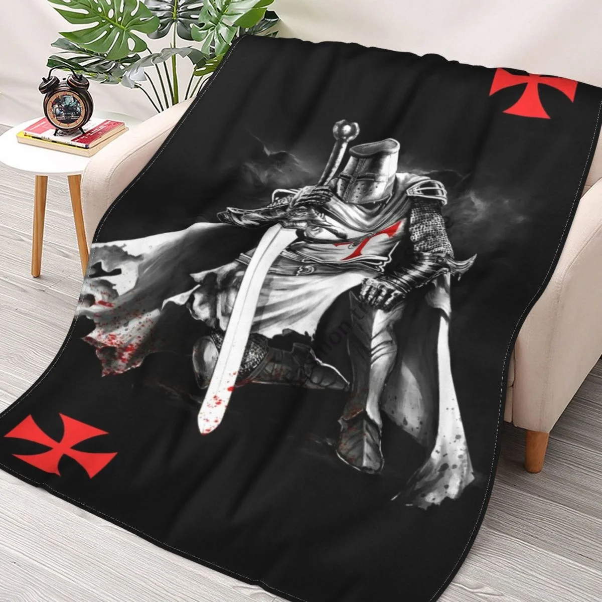 Knights Templar Blanket 3D printed Sherpa Blanket on Bed Home Textiles Dreamlike HOME ACCESSORIES
Knights Templar Blanket 3D printed Sherpa Blanket on Bed Home Textiles Dreamlike HOME ACCESSORIES