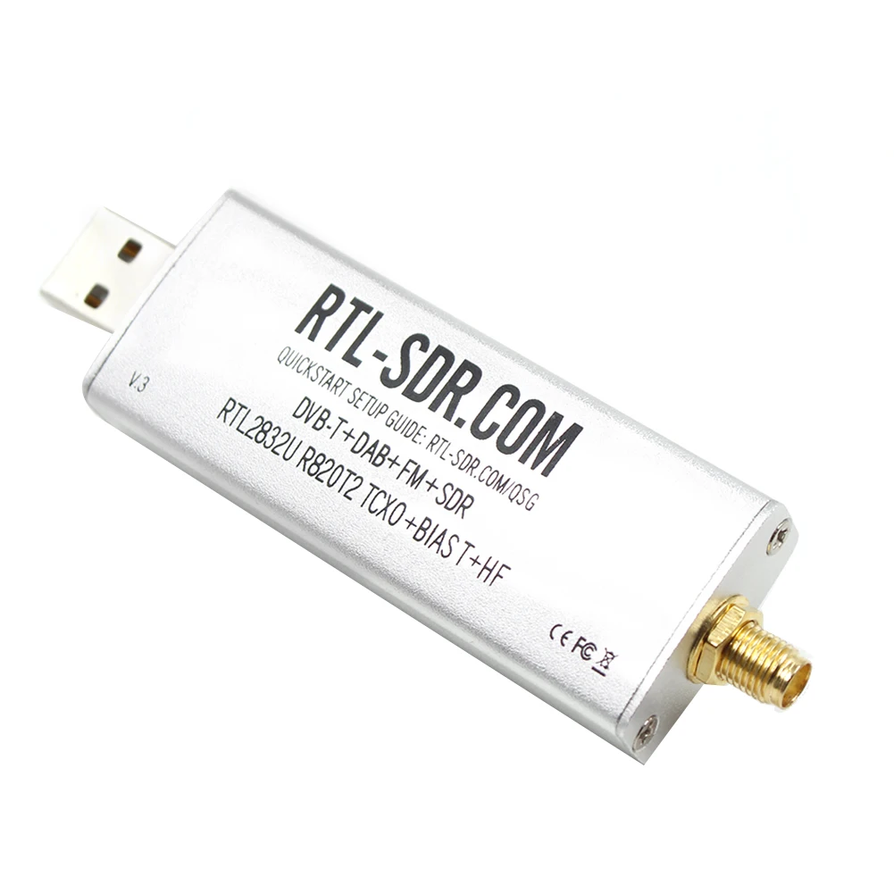 RTL SDR V3 R820T2 RTL2832U 1PPM TCXO SMA RTLSDR Software Defined Radio Communication System
RTL SDR V3 R820T2 RTL2832U 1PPM TCXO SMA RTLSDR Software Defined Radio Communication System