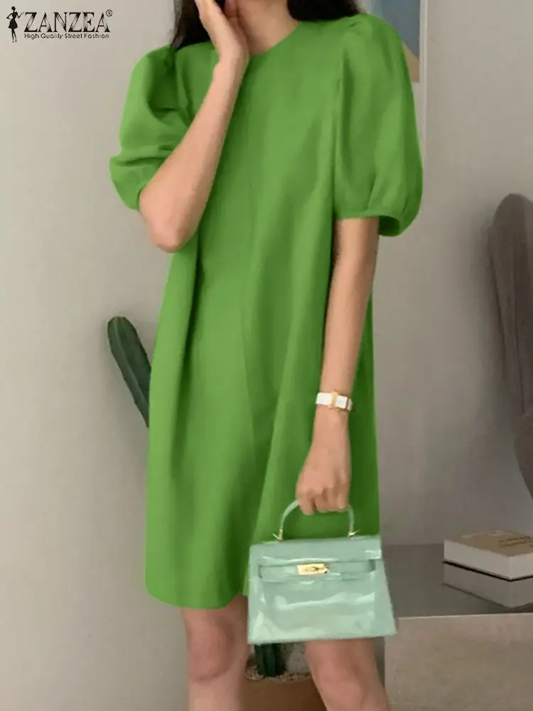 ZANZEA Stylish Summer Dress Women Elegant Short Sleeve OL Work Chic Sundress Casual Party Beach Green Dresses Robe Femme Vestido
ZANZEA Stylish Summer Dress Women Elegant Short Sleeve OL Work Chic Sundress Casual Party Beach Green Dresses Robe Femme Vestido